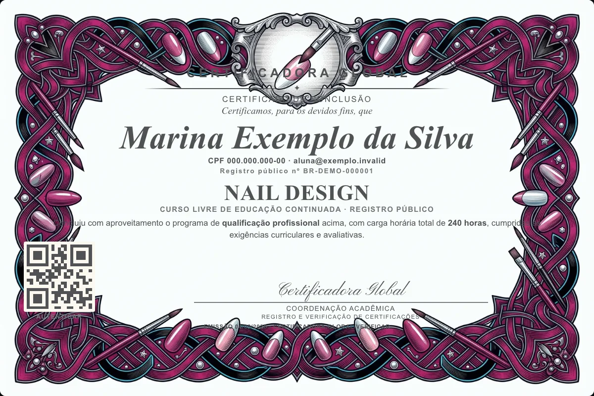 Capa do curso Nail Design