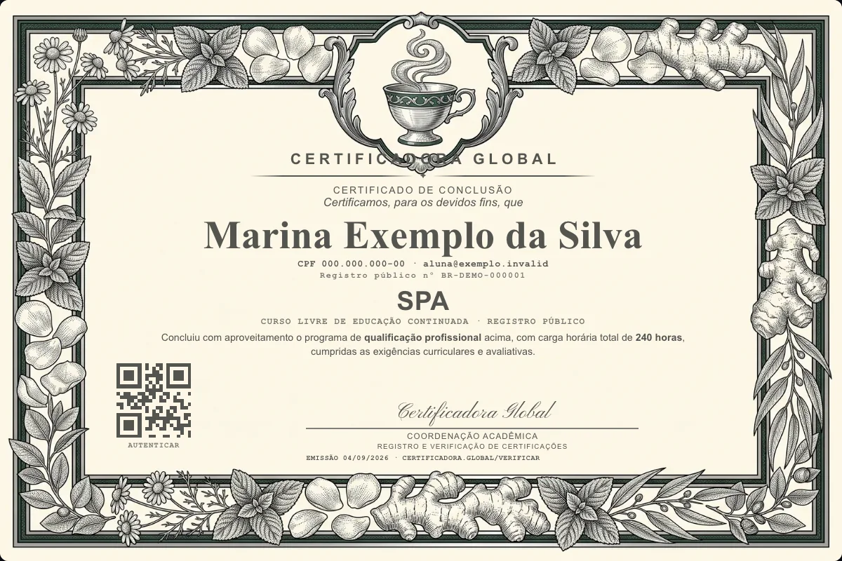 Capa do curso Spa