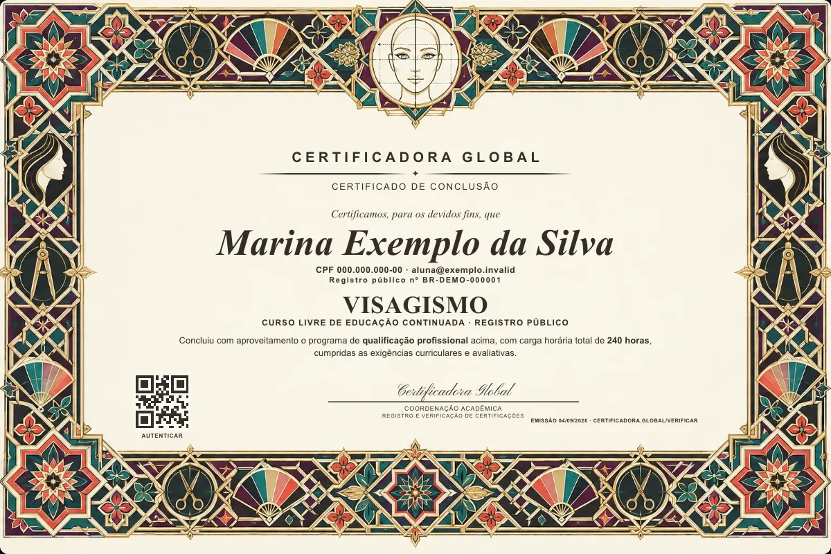 Capa do curso Visagismo