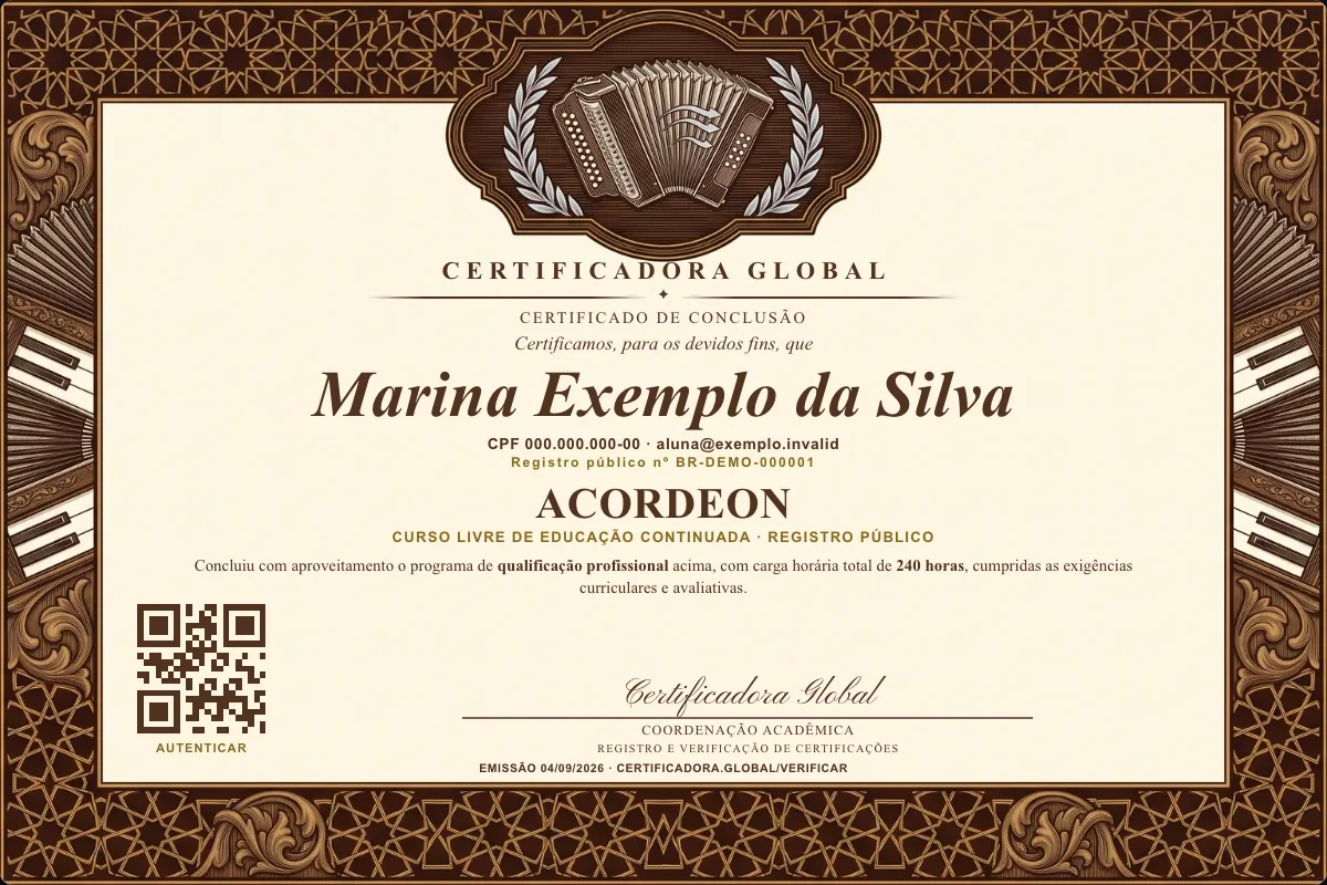 Capa do curso Acordeon