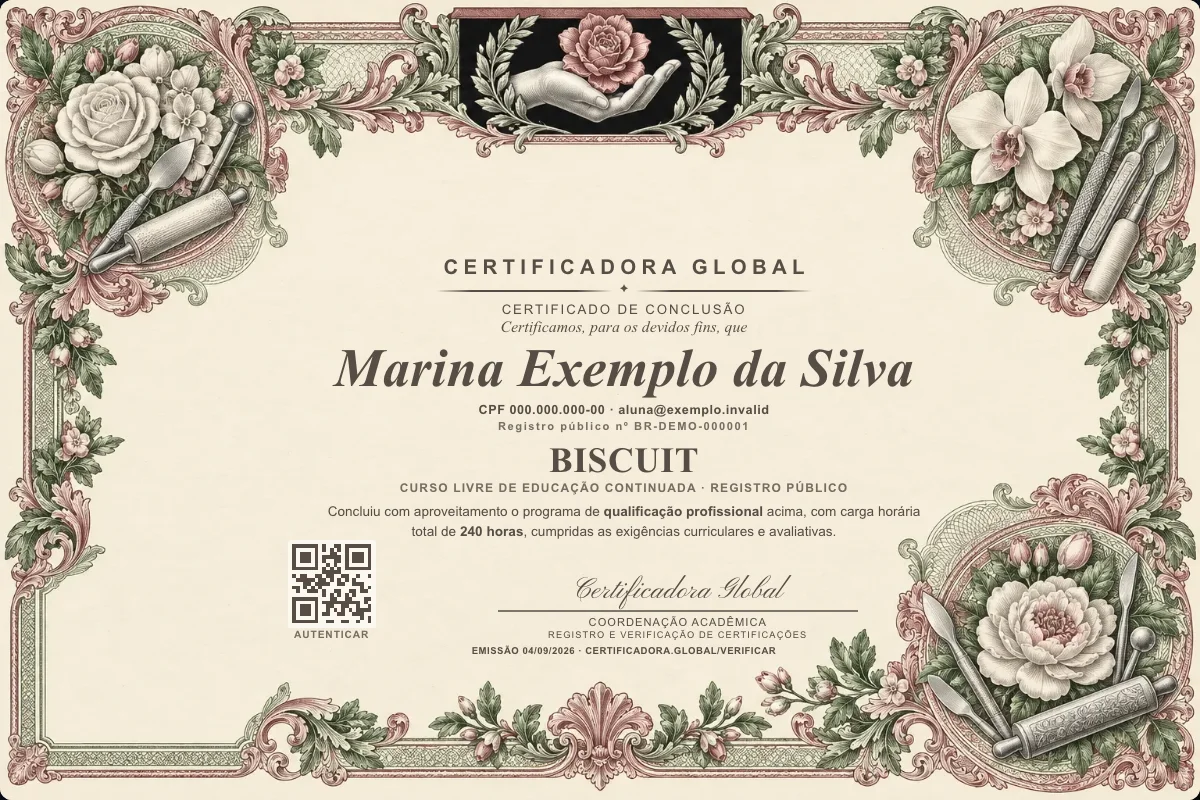 Capa do curso Biscuit