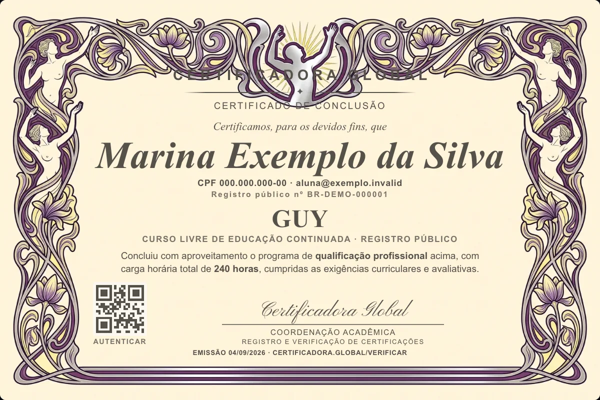 Capa do curso Guy