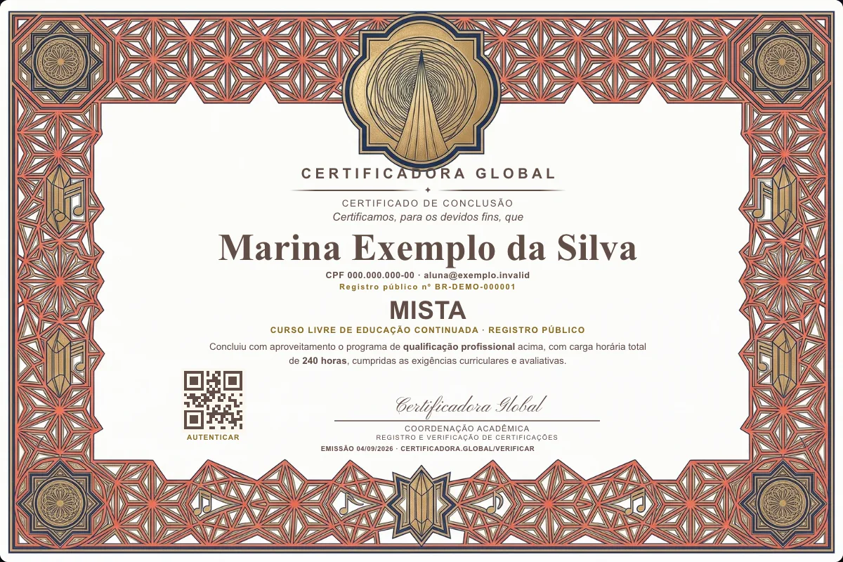 Capa do curso Mista