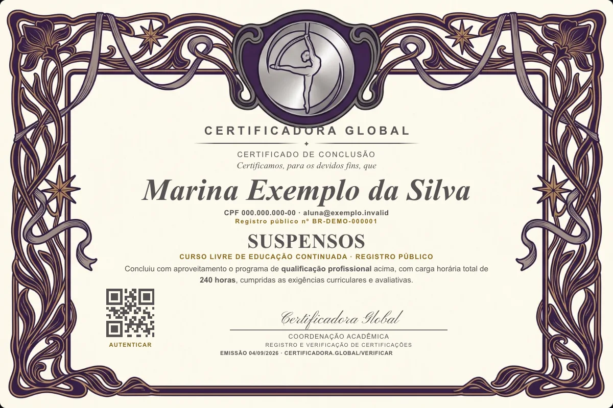 Capa do curso Suspensos