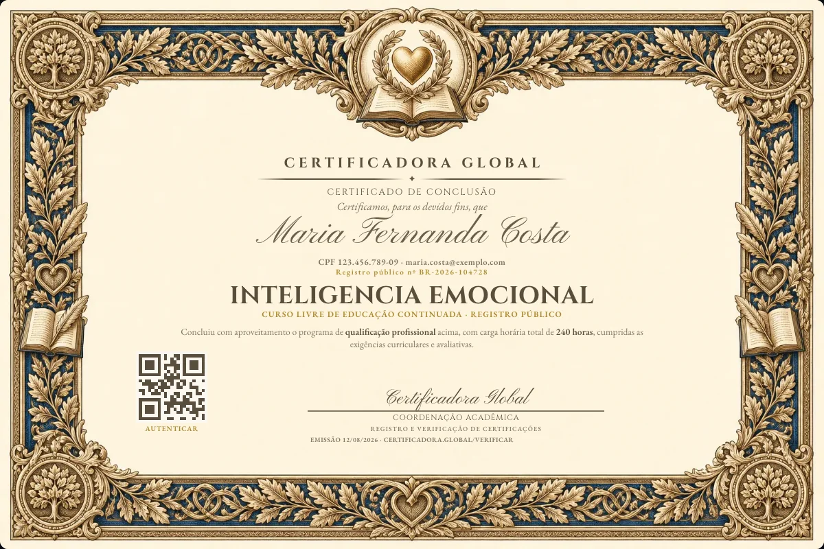 Capa do curso Inteligencia Emocional
