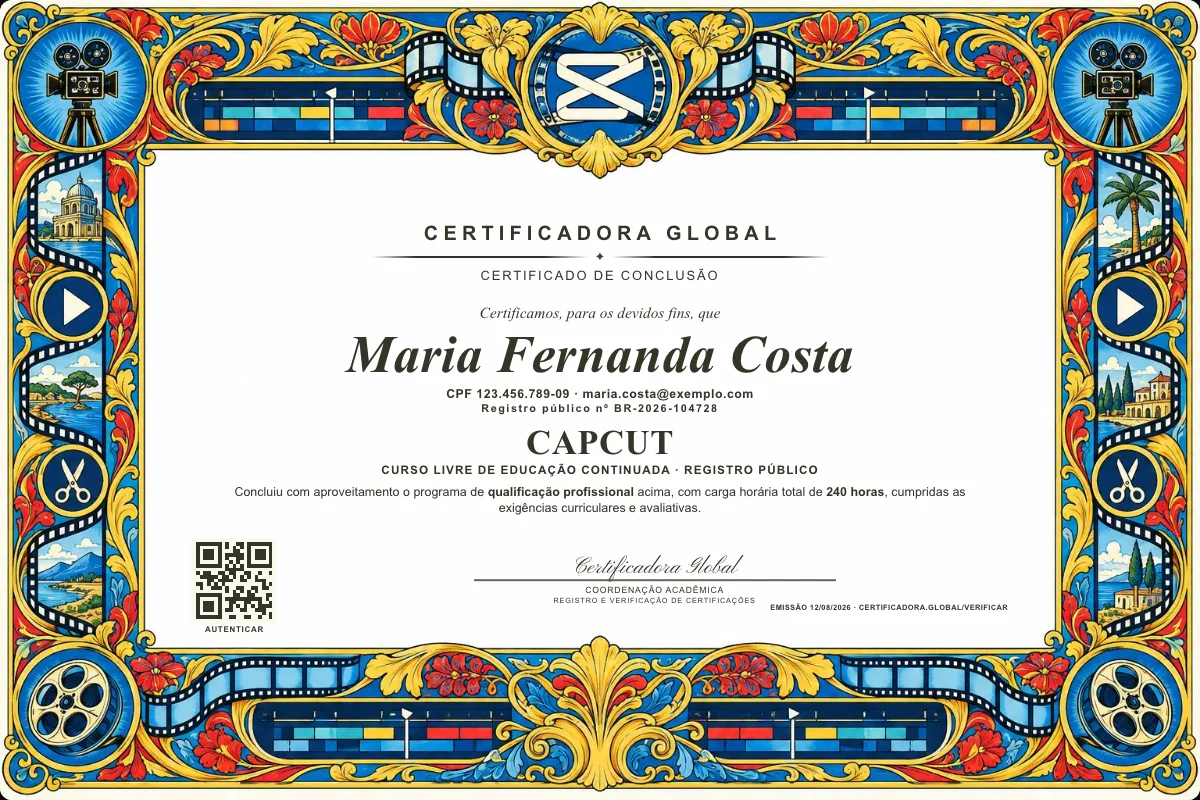 Capa do curso Capcut
