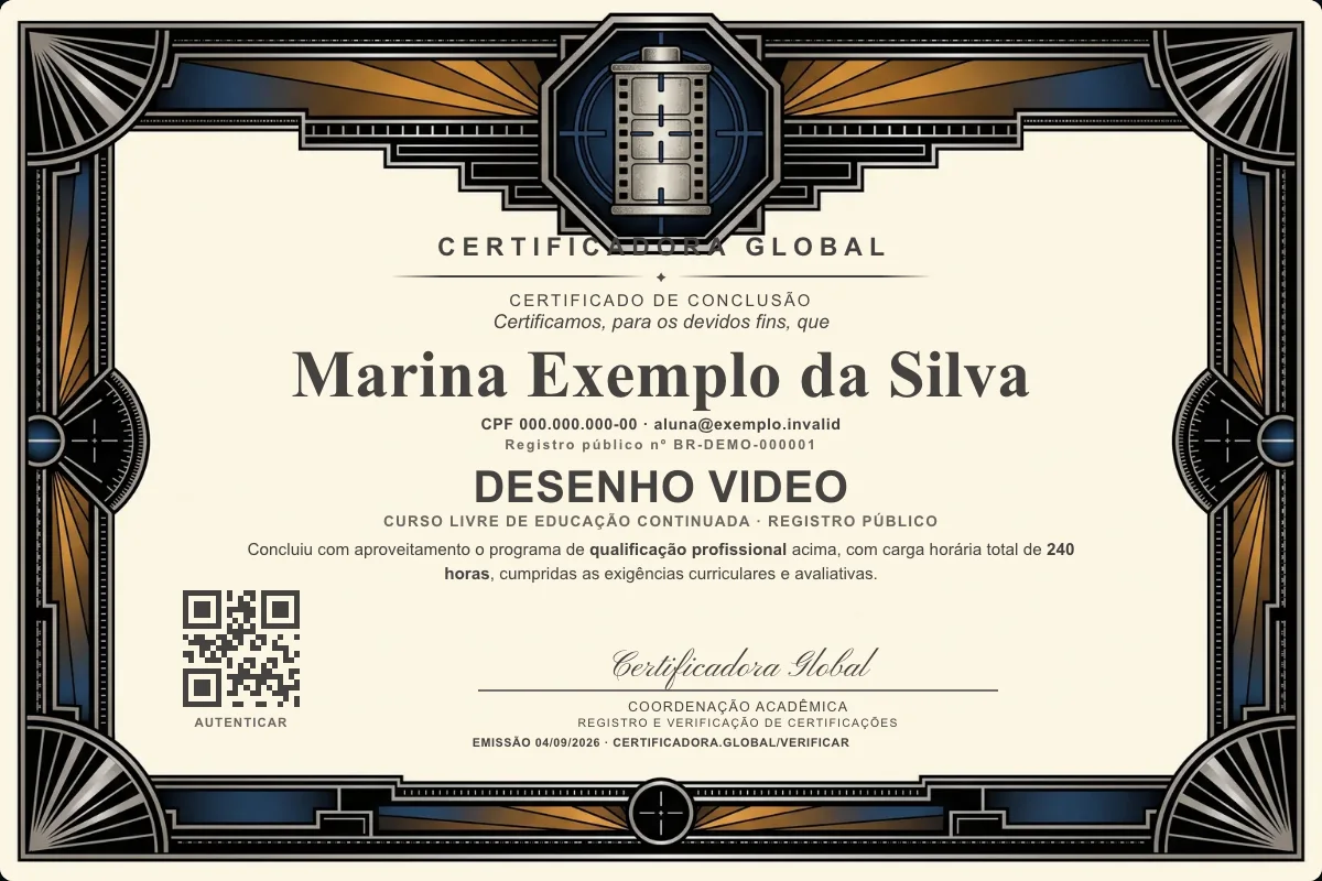 Capa do curso Desenho Video