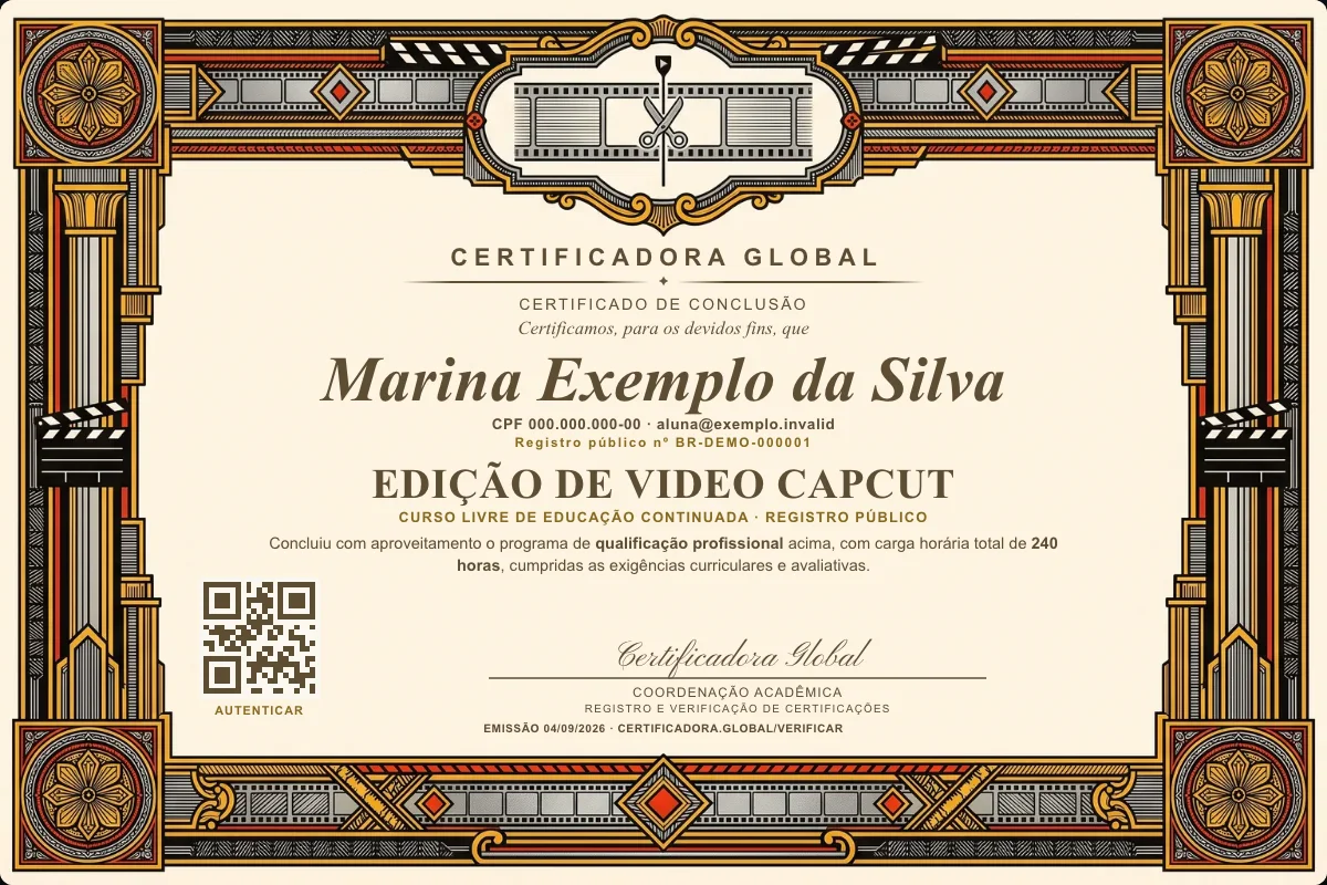 Capa do curso Edição de Video Capcut