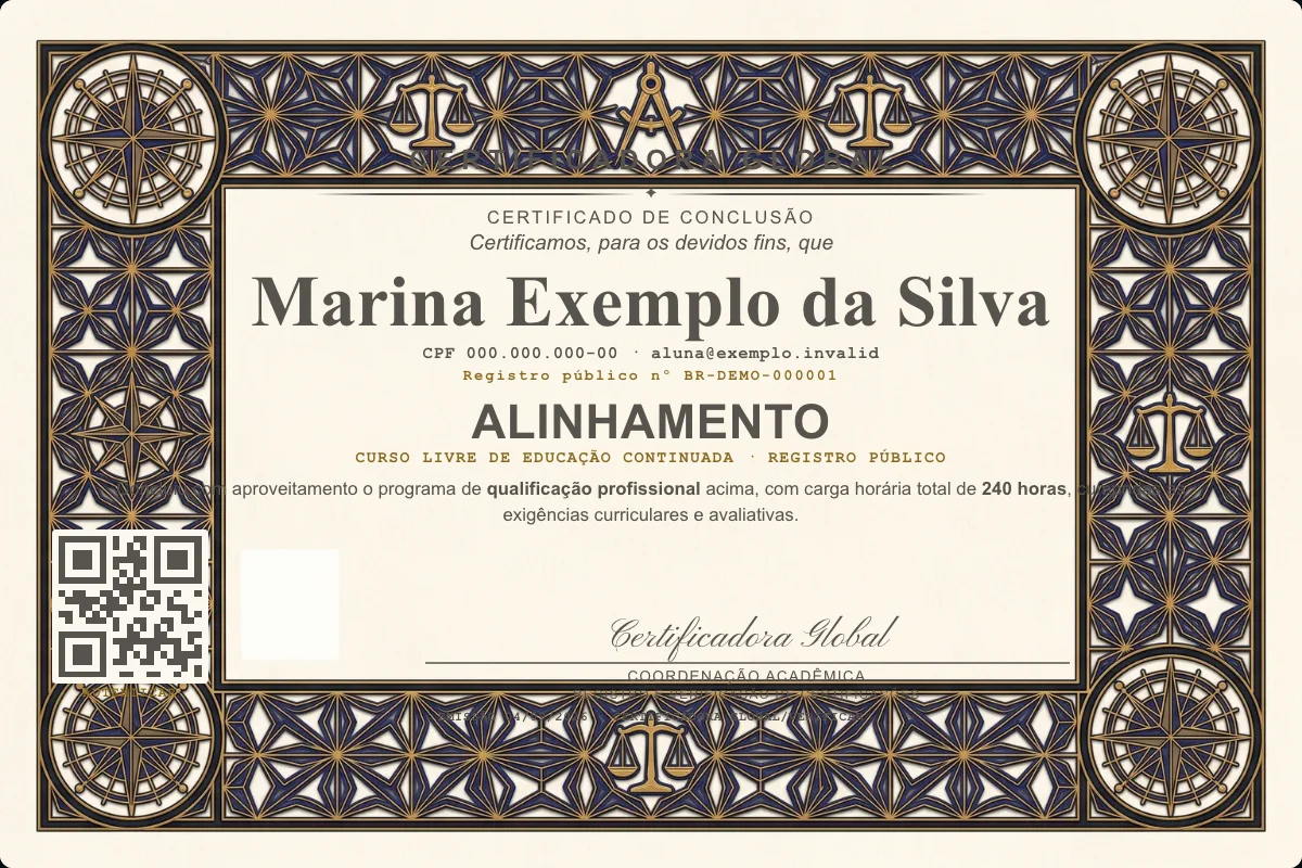 Capa do curso Alinhamento