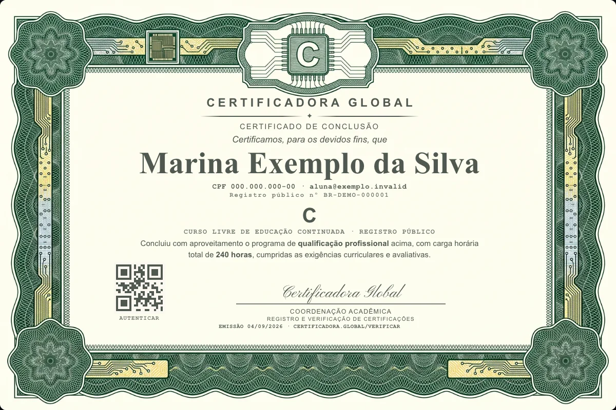 Capa do curso C