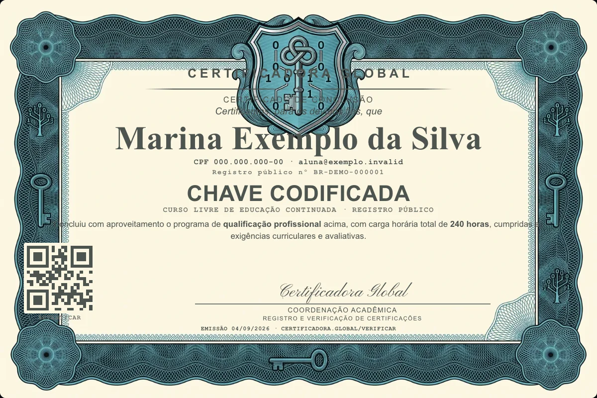 Capa do curso Chave Codificada