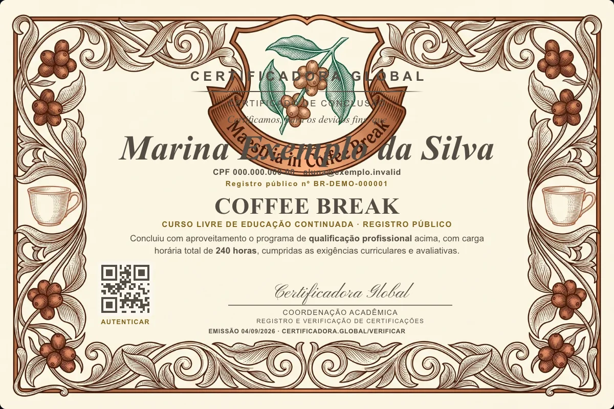 Capa do curso Coffee Break
