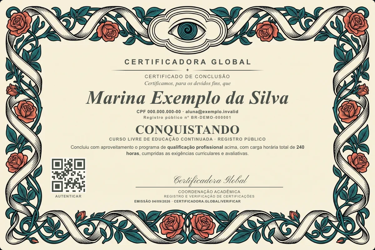 Capa do curso Conquistando
