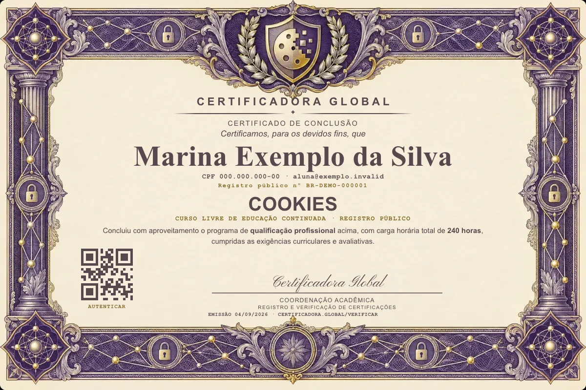 Capa do curso Cookies