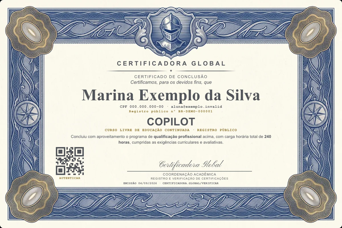 Capa do curso Copilot