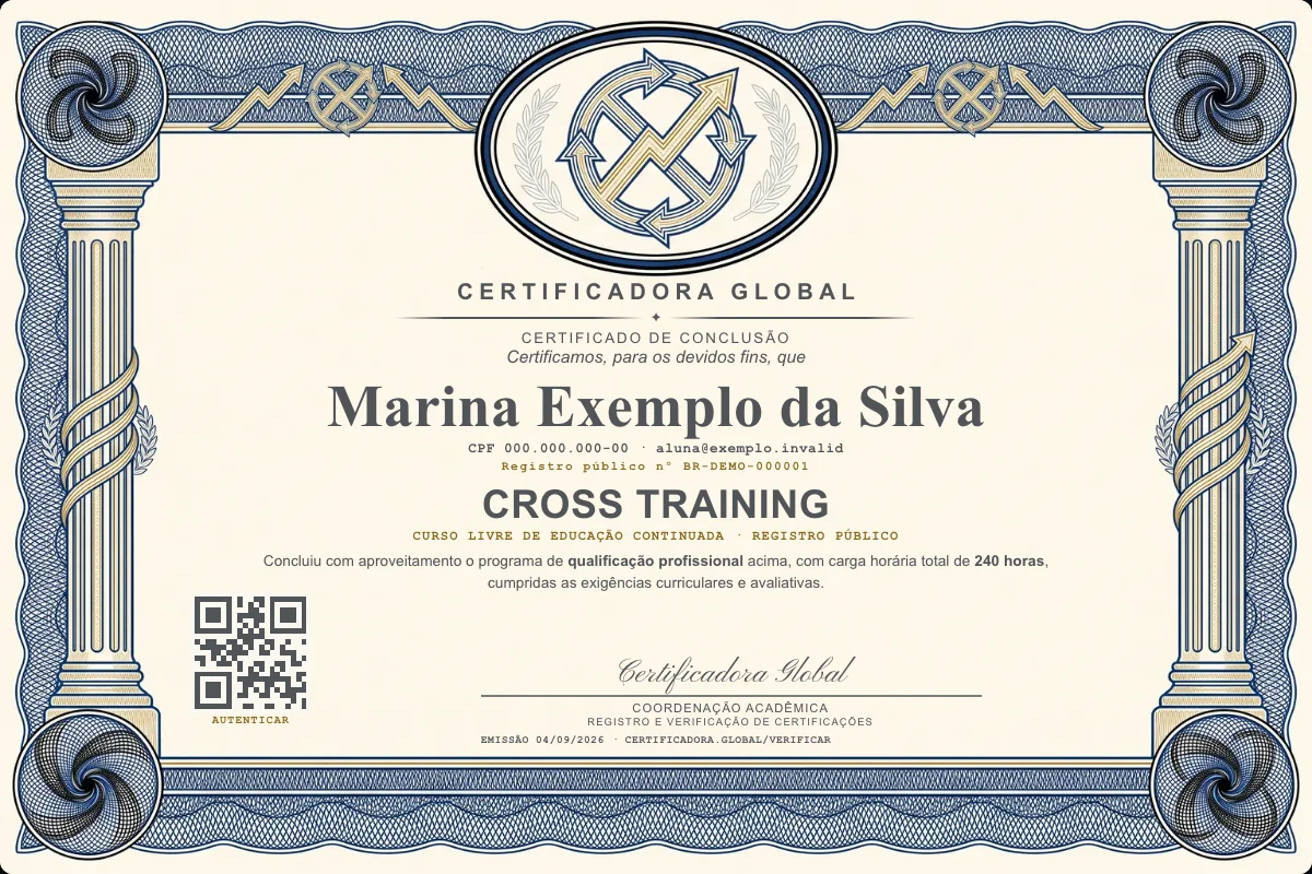 Capa do curso Cross Training