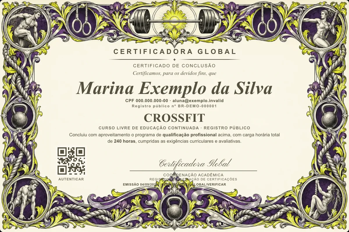 Capa do curso Crossfit