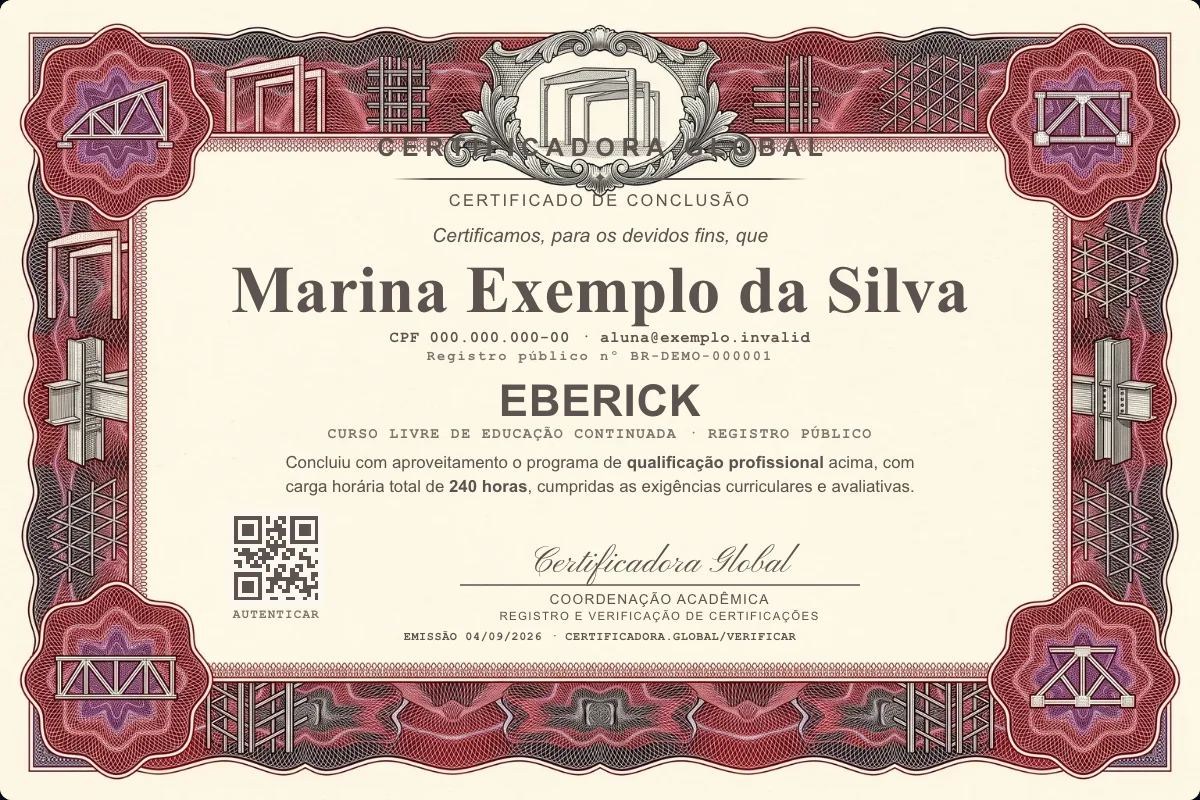 Capa do curso Eberick