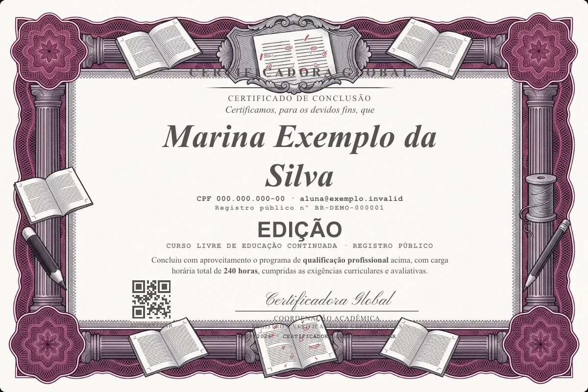 Capa do curso Edição