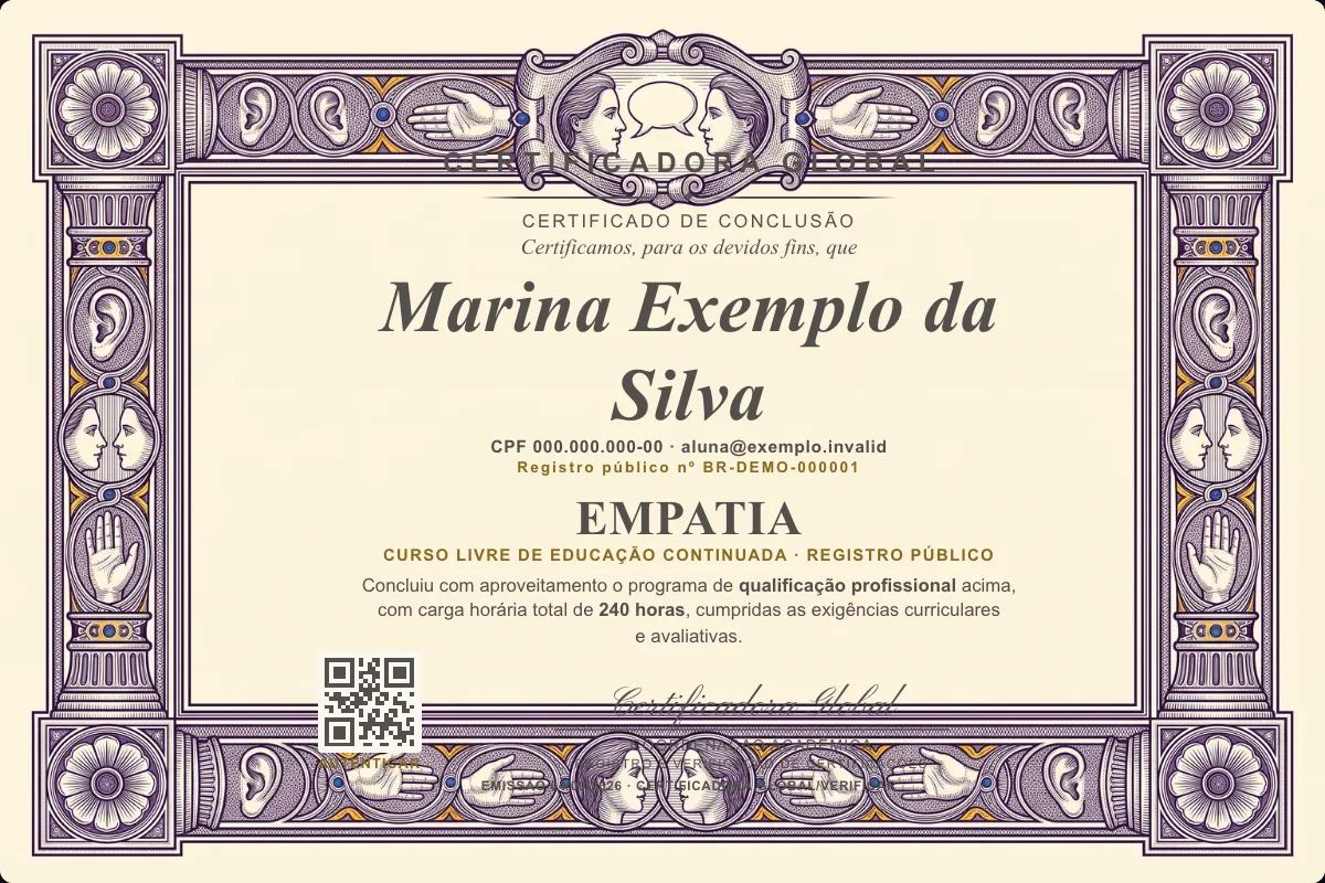 Capa do curso Empatia