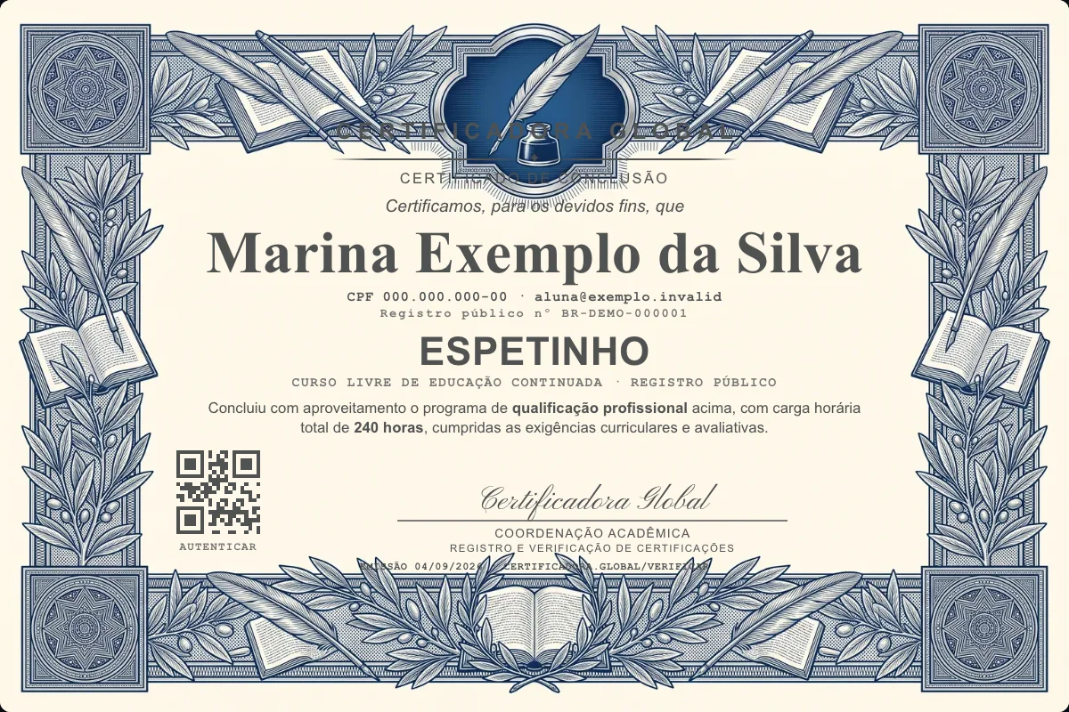 Capa do curso Espetinho
