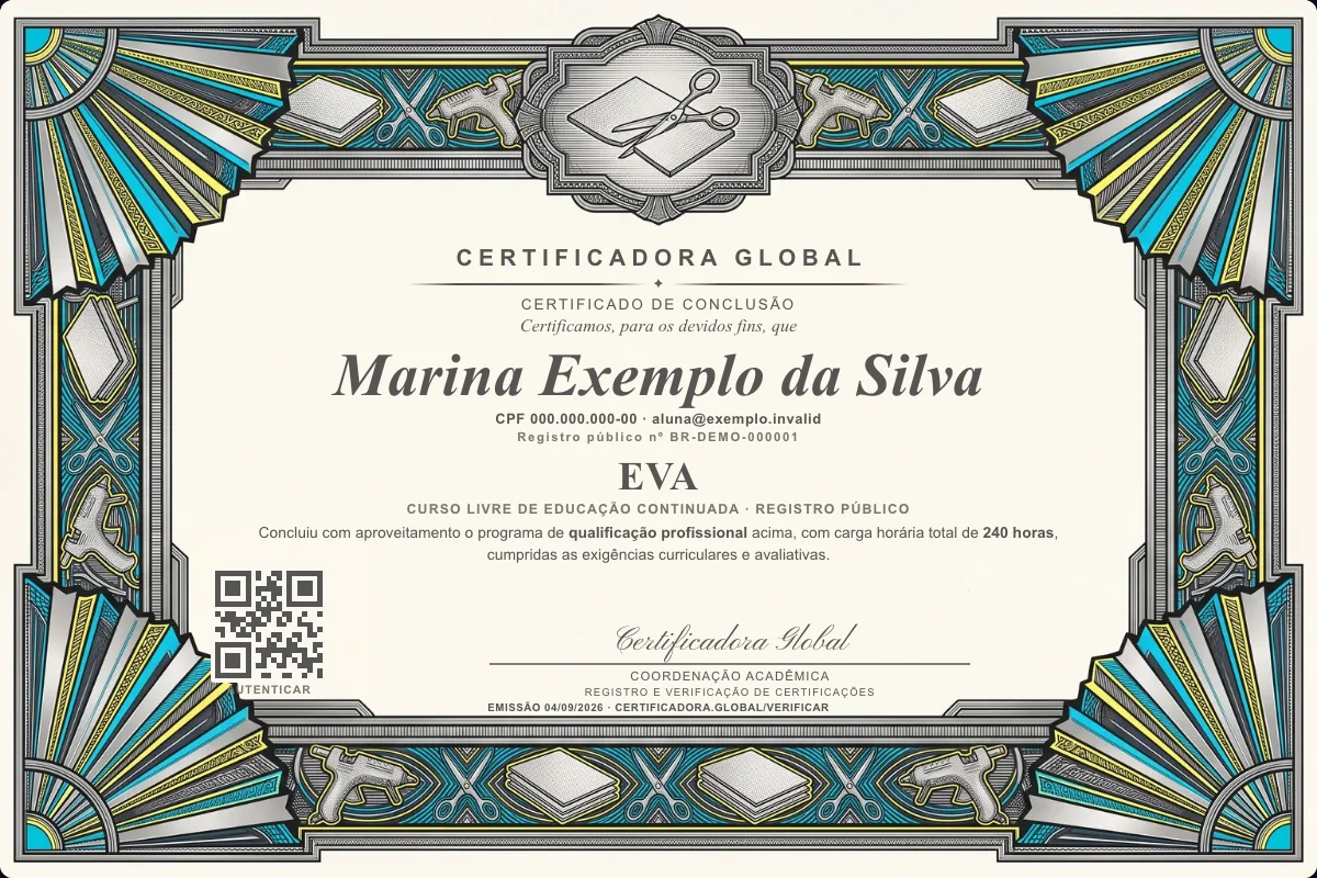 Capa do curso Eva
