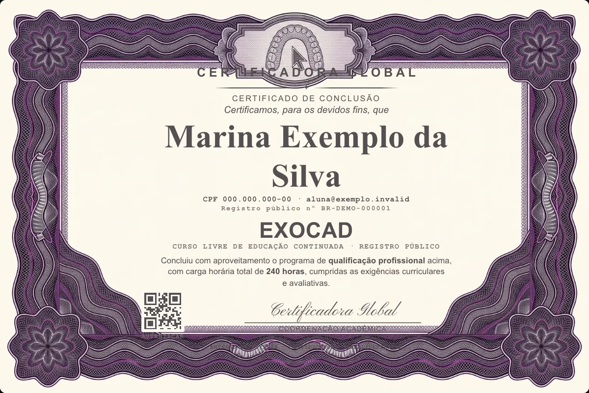 Capa do curso Exocad