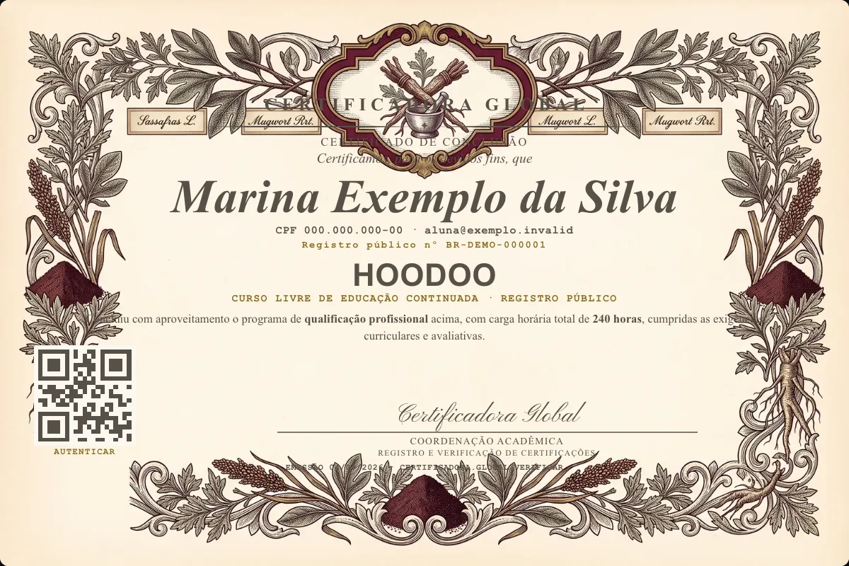 Capa do curso Hoodoo