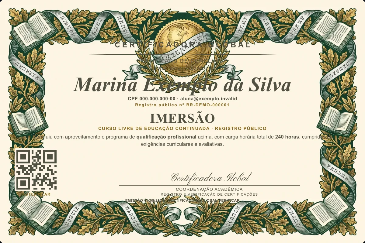 Capa do curso Imersão
