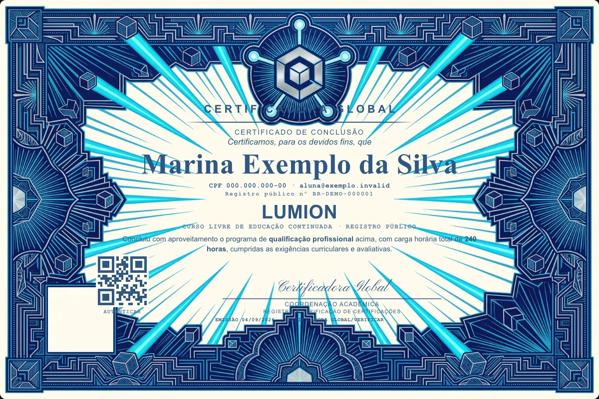 Capa do curso Lumion