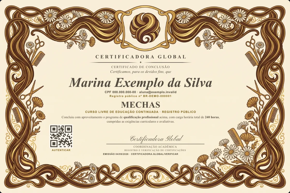 Capa do curso Mechas