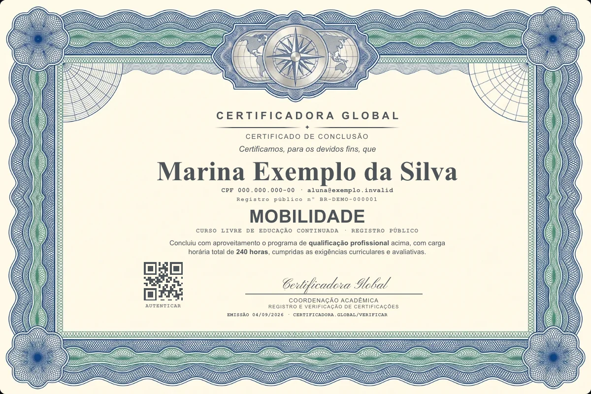 Capa do curso Mobilidade