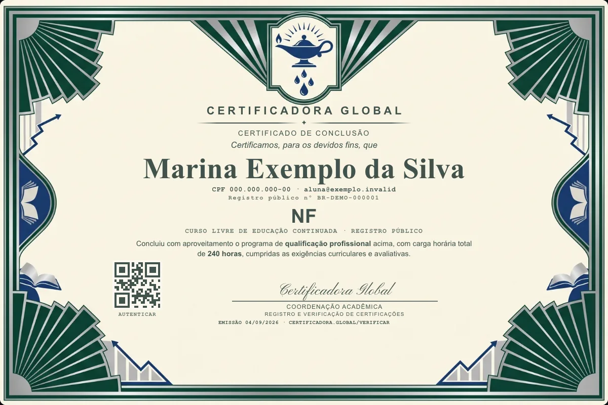Capa do curso Nf