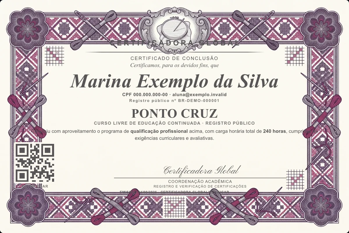 Capa do curso Ponto Cruz