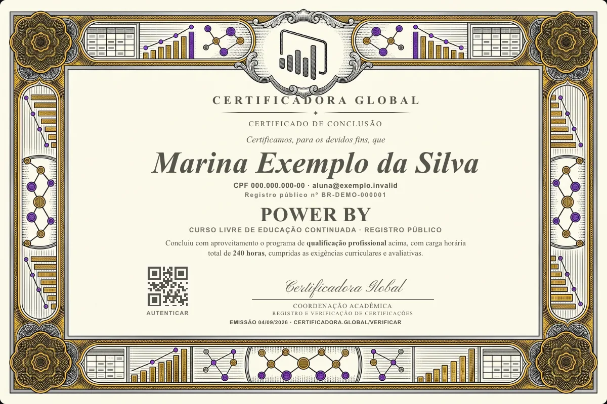 Capa do curso Power By