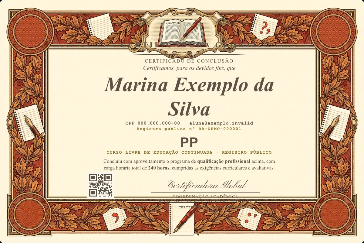 Capa do curso Pp