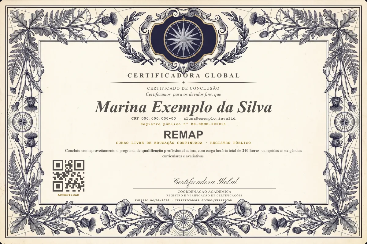 Capa do curso Remap