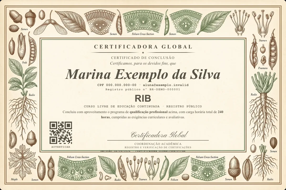 Capa do curso Rib