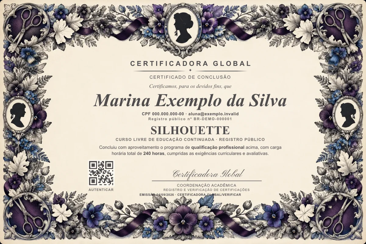 Capa do curso Silhouette