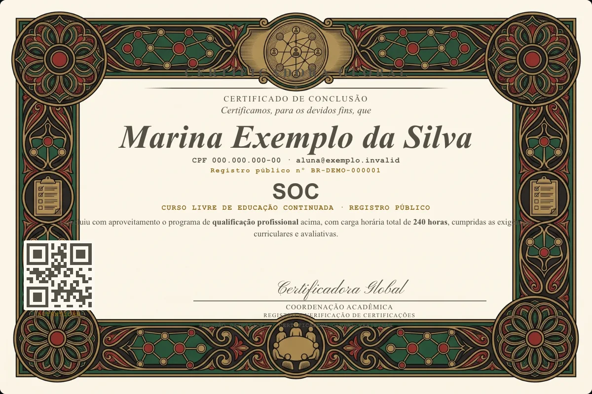 Capa do curso Soc