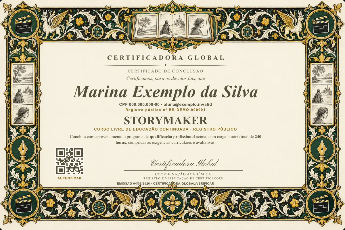 Capa do curso Storymaker
