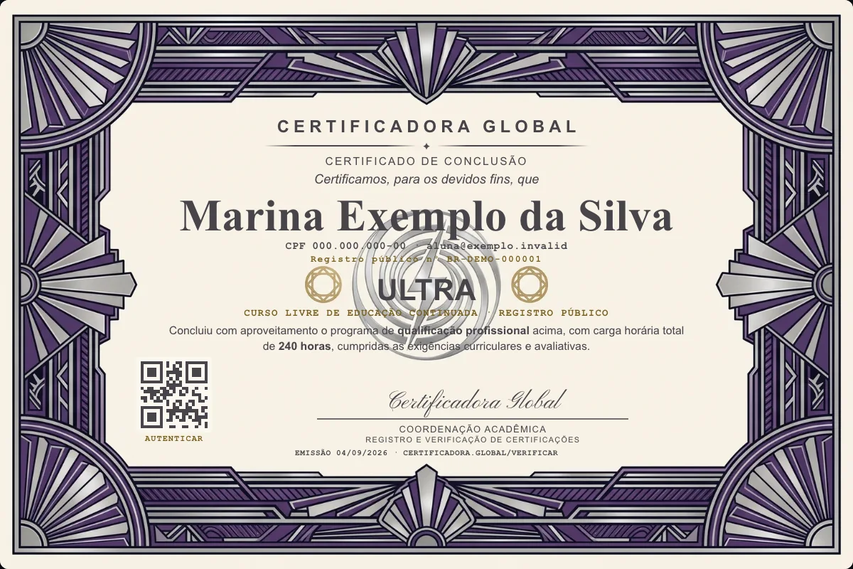 Capa do curso Ultra