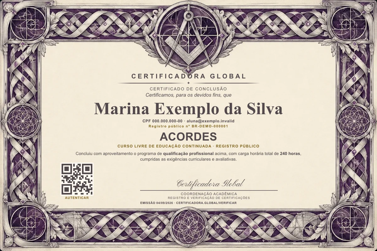 Capa do curso Acordes