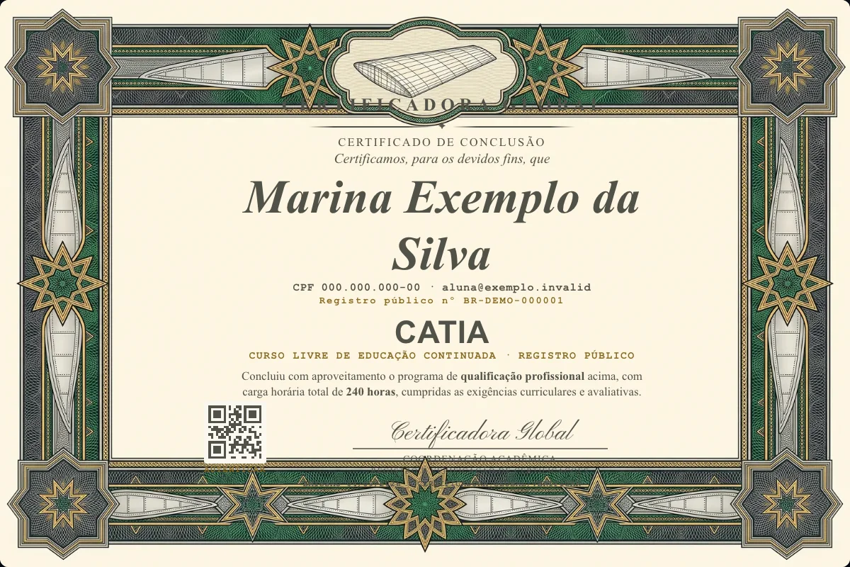 Capa do curso Catia