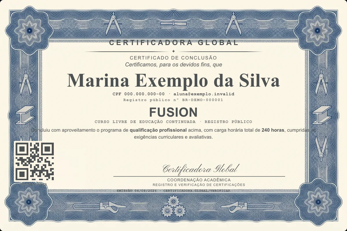 Capa do curso Fusion
