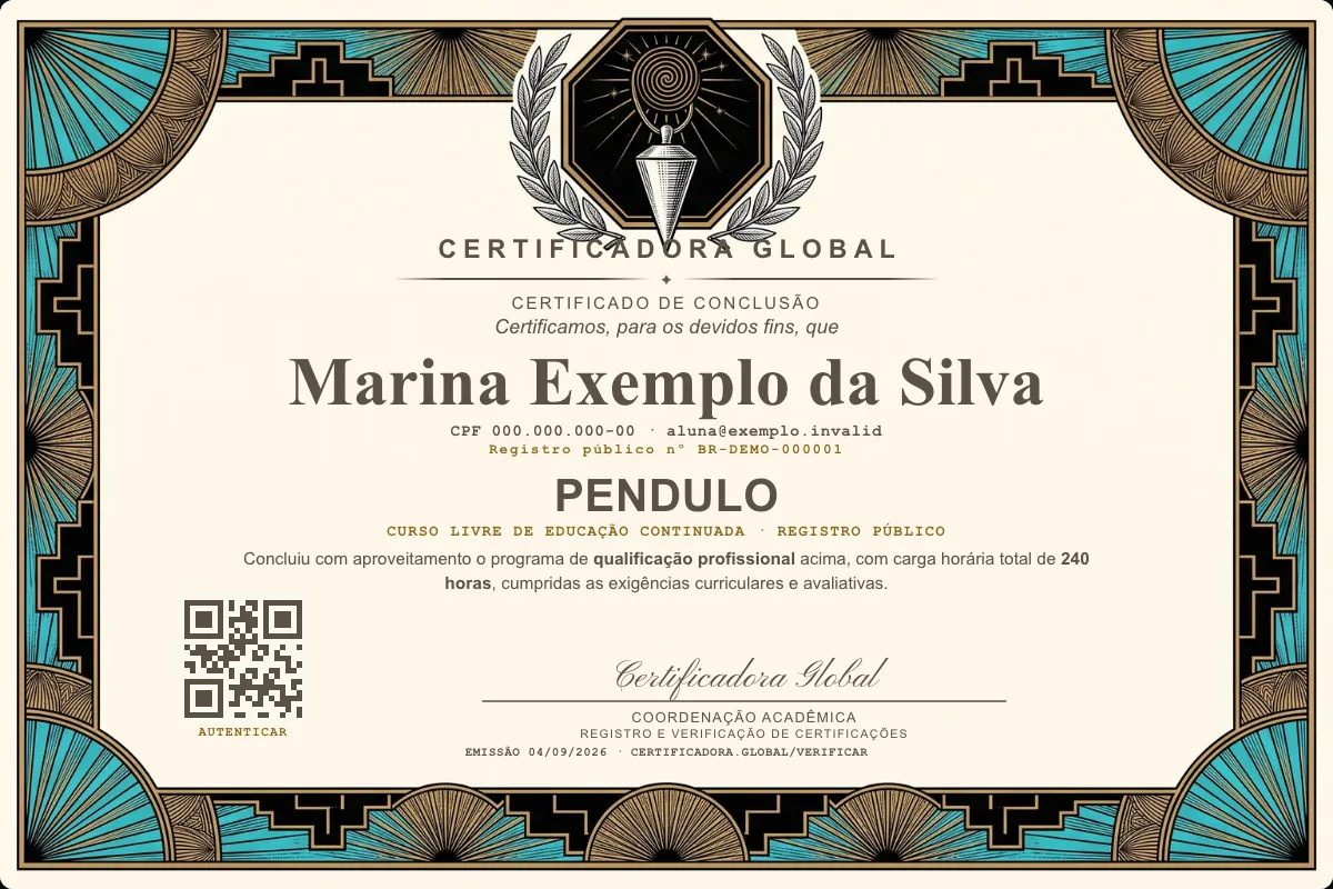 Capa do curso Pendulo