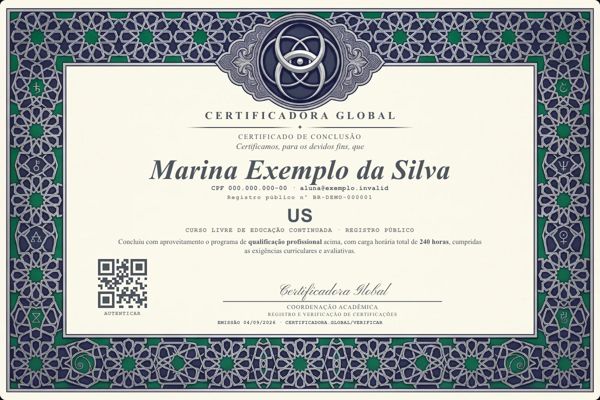 Capa do curso Us