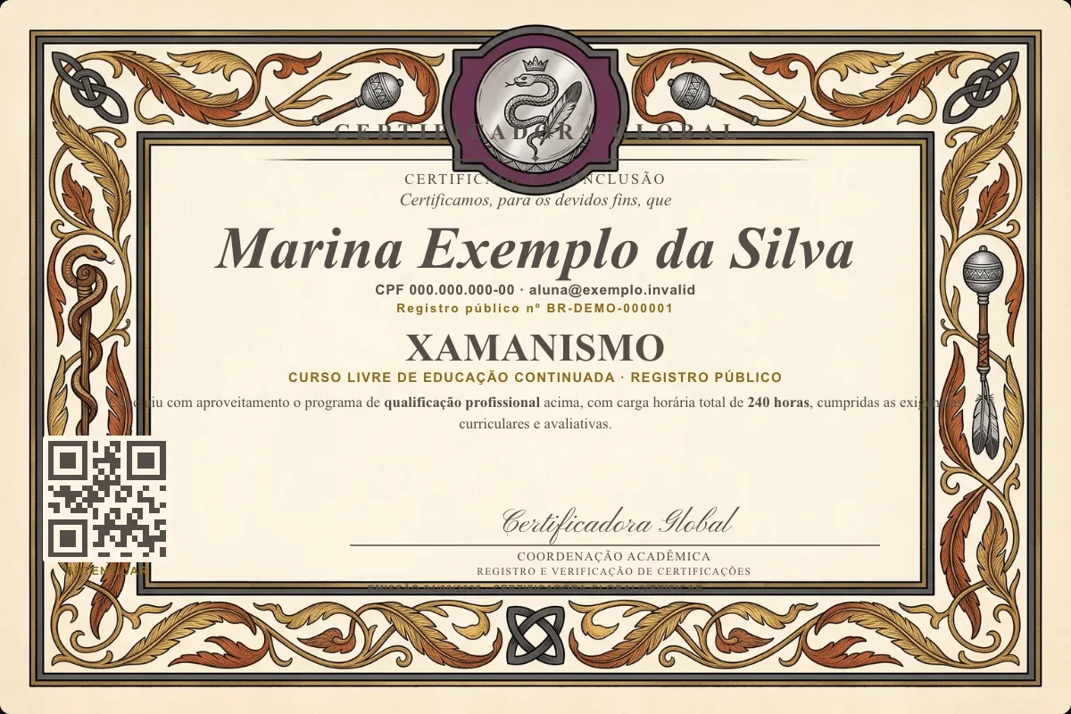 Capa do curso Xamanismo