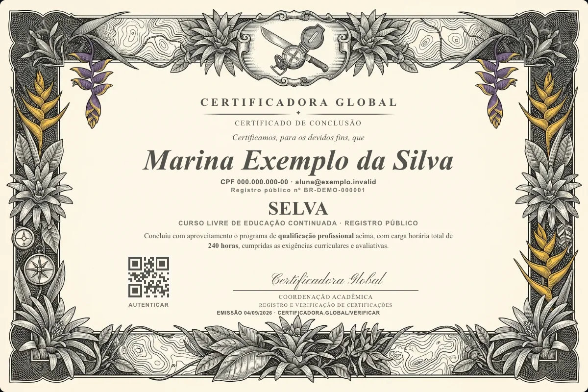 Capa do curso Selva