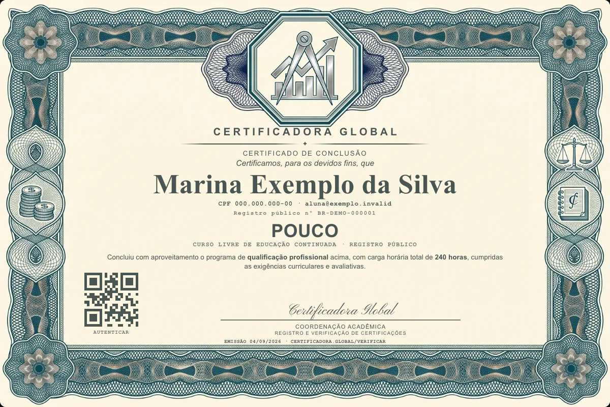 Capa do curso Pouco